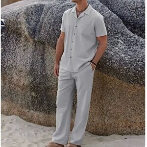 NEW!! COOFANDY linen beach set